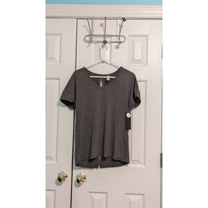 Women's BALLY TOTAL FITNESS Shirt, S, Dark Gray